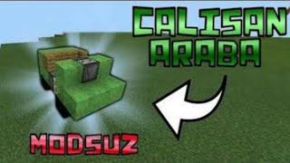 Minecraft ta yavaş ve hızlı giden araba yapımı modsuz