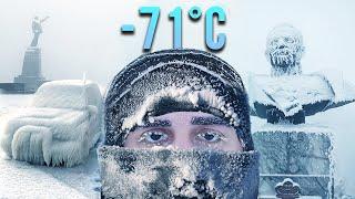 Часовая прогулка по самому холодному городу в мире -71°C ЯКУТСК