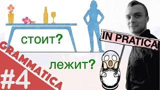 Verbi di Posizione STATICI  Стоять - Сидеть - Лежать - Висеть  Grammatica Russa in Pratica