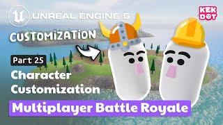 Creating the Character Customization  25  Multiplayer Battle Royale  Tutorial  Unreal Engine 5