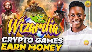 Crypto Games Earn Money  Wizardia Game Review  Wizardia Game Play