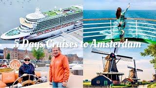 P&O Ventura Cruise Southampton to Amsterdam and Dutch Villages & Canal Boat Tour