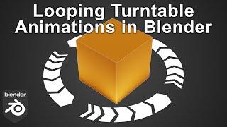 Create a Looping Turntable Animation in Blender