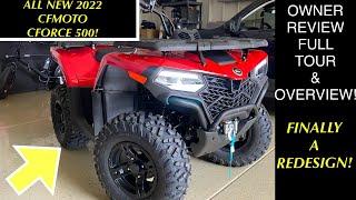 NEWLY REDESIGNED CFMOTO 500CC 4x4 ATV OWNER IMPRESSIONS AND TOUR