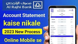 Al Rajhi Bank Statement kaise nikale  Al rajhi bank statement Online