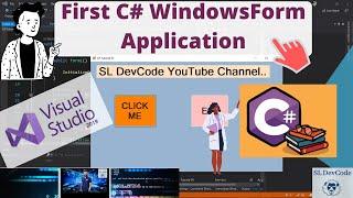 C# Tutorials & Projects 01 - How to Create a First C# Windows Form Application in Visual Studio.