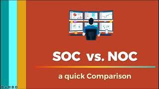 SOC vs NOC  Cybersecurity