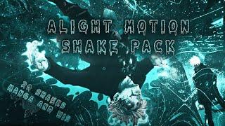 Alight Motion Pack Shake pack  Manga shake Wis Shake  *free xml  link  qr code*