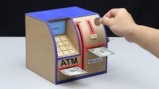 How to Make Personal ATM Machine - DIY ATM Machine No DC Motor