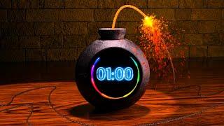 1 Minute Timer Bomb 3D TIMER 