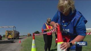 Barber County first responders do simulation training