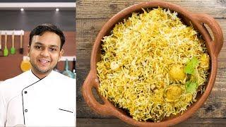 सबसे टेस्टी आलू बिरयानी - dum aloo veg biryani recipe with ghar ka masala - cookingshooking