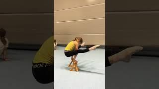 Press to handstand  acrobatic gymnastics