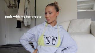 pack with me for greece 