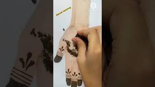 Mehndi design removing ideas  #shorts