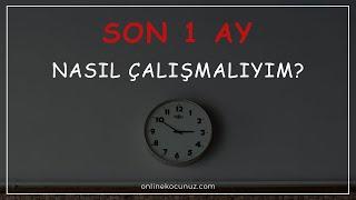 YKS SON 1 AY KALA NE YAPILMALI? Motivasyon