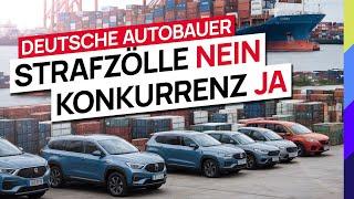 Deutsche Autobauer - Strafzölle NEIN Konkurrenz JA