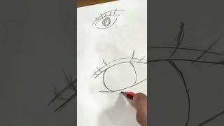 Cách vẽ mắt ️ lung linh #shorts #shortvideo #trending #trendingshorts #youtubeshorts#video#drawing