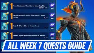 Fortnite Complete Week 7 Quests - How to EASILY Complete Week 7 Challenges in Chapter 5 Season 4