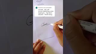 tanda tangan #signature #हस्ताक्षर #tandatangan #autograph #simplesignature #shortsvideo #shorts