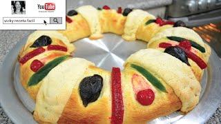 Cómo hacer ROSCA DE REYES  #VickyRecetaFacil