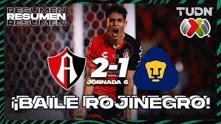 Resumen y goles  Atlas 2-1 Pumas  Liga Mx -AP2024 - J5  TUDN