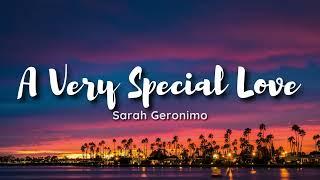 Sarah Geronimo - A Very Special Love lyrics I found a very special love in you