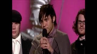 Fall Out Boy introducing Panic at the Disco 2006 VMAs