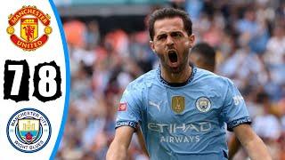 Man City vs Man United 8-7 - All Goals Extеndеd Hіghlіghts 2024