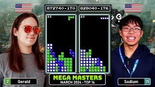 LAST TOP 8 SPOT Gerald Sodium  Mar 24 TOP 16  Classic Tetris Monthly Mega Masters