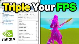 The BEST Fortnite NVIDIA Control Panel Settings NEW SETTINGS