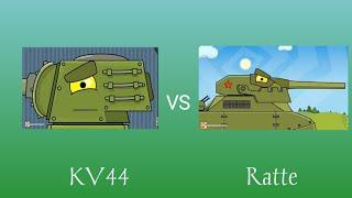 KV44 vs Ratte power levels homeanimations