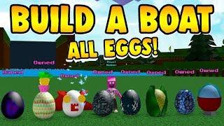 Build a Boat ALL EGGS TUTORIAL  Easter Update 