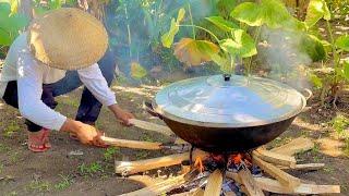 Harvesting Bagongon Horn Shell from a pond and preparing a tasty meal