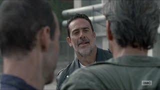 Simon Is Caught Red Handed By Negan The Walking Dead 8x15