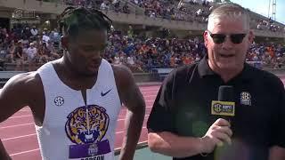 LSU Men Break Collegiate Record in the 4x100 37.90