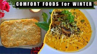 2 Winter Comfort Food Recipes Vegetarian