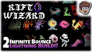 OP INFINITE BOUNCE LIGHTNING BUILD  Lets Play Rift Wizard  Part 2  PC Gameplay