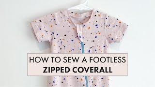 Zipped Kids Footless Pajama How To Sew