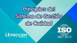 Principios del Sistema de Gestión de Calidad