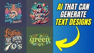 Best AI That Can Generate Text Designs or Typography Art for FREE - Best Midjourney Alternatives