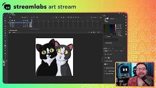 Friday Free Emote Art Stream  charity donate GLAAD FollowGLAAD