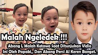 Abang L Malah Ketawa Saat Ditunjukan VidioIni Oleh Papabi Dan Abang Persi AI Keren Banget.