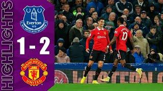 Everton 1-2 Manchester United  Ronaldo & Antony  Highlights  Premier League