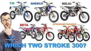 Best two-stroke 300 review KTM Sherco Beta GasGas Husky & Rieju︱Cross Training Enduro