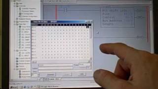 PLC programming -- bit shift left instruction