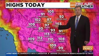 Triple digit temps continue this weekend for metro Phoenix