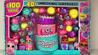 NEW LOL BIG Birthday Surprise Party over 40 unboxing surprises