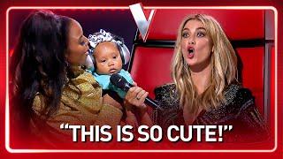 This CUTE BABY steals the show on The Voice  Journey #308