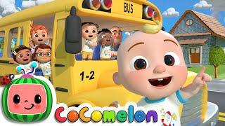 Wheels On The Bus School Version  CoComelon Nursery Rhymes & Kids Songs